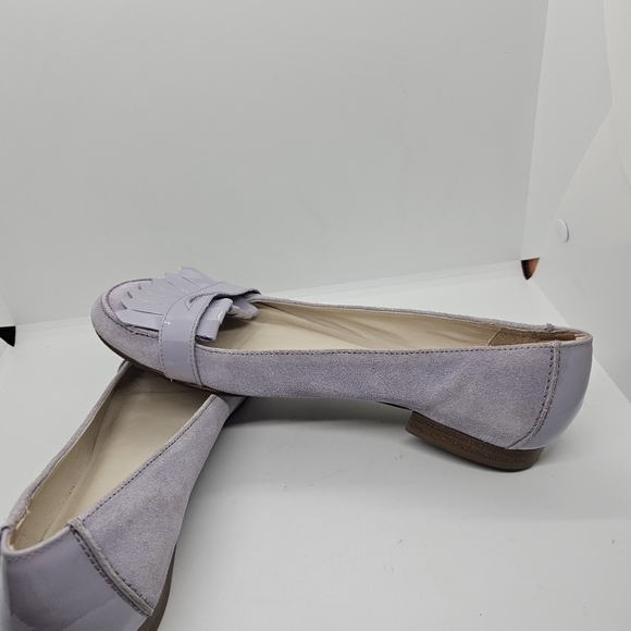 Gap lavender suede kilty loafers size 8 - Picture 7 of 10